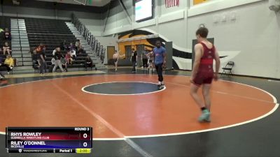 14U-6 lbs Round 3 - Rhys Rowley, Guerrilla Wrestling Club vs Riley O`Donnel, Riceville