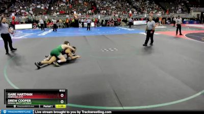 Quarterfinal - Gabe Hartman, Nebraska City vs Drew Cooper, Omaha Skutt Catholic