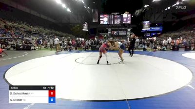 138 lbs Cons 32 #2 - Gabriella Schechtman, New York vs Addeline Graser, Nebraska