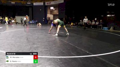 197 lbs Round Of 32 - Mateo Morales, CSU-Bakersfield vs Owen Pentz, ND State