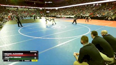 D1-182 lbs Semifinal - Michael Alexander, De Pere vs Trenton Gibbons, Pulaski