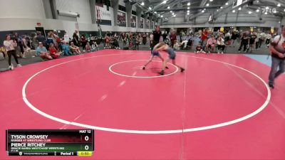 106 lbs Cons. Round 5 - Tyson Crowsey, Ranger 47 Wrestling Club vs Pierce Ritchey, Gracie Barra Westchase Wrestling Club