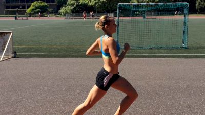 Workout: Former Oregon Duck Annie LeBlanc in Belgium