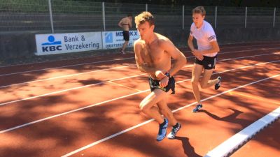 Workout: Ford Palmer and Daniel Winn before Morton Games