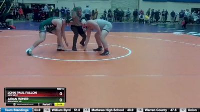 3 - 190 lbs Cons. Round 2 - John Paul Fallon, New Kent vs Aidan Wimer, Broadway HS