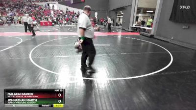 95 lbs Semifinal - Malakai Barker, Victory School Of Wrestling vs Johnathan Marth, Askren Wrestling Academy