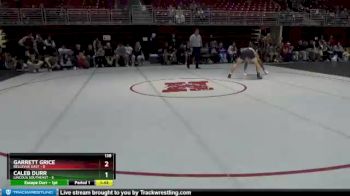 138 lbs Round 5 (8 Team) - Caleb Durr, Lincoln Southeast vs Garrett Grice, Bellevue East