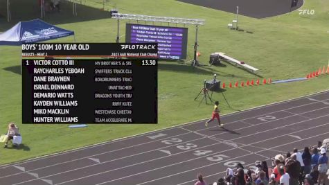 Youth Boys' 100m, Prelims 3 - Age 10