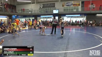 90 lbs Round 1 (8 Team) - Joseph Stepien, Panhandle Punishers vs Max Corley, The Untouchables 2