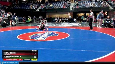 7A-126 lbs Cons. Round 2 - Bray Gibson, Hillgrove vs Charlie Hammock, Norcross