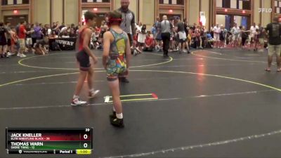 92 lbs Finals (8 Team) - Jack Kneller, Elite Wrestling Black vs Thomas Warn, Shore Thing