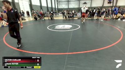 182 lbs Cons. Round 3 - Victor Cuellar, WA vs Logan Royer, OR