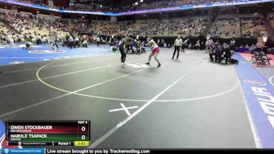 215 Class 2 lbs 3rd Place Match - Owen Stockbauer, Mid-Buchanan vs Harold Tsafack, Center