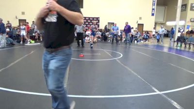 136 lbs Rr Rnd 1 - Elijah Miller, CRWC K-8 vs Aiden Flowers, Indiana Outlaws K-8