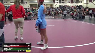 125 lbs Round 1 - Grace Cunningham, North Scott vs Sammi Isham, East Buchanan