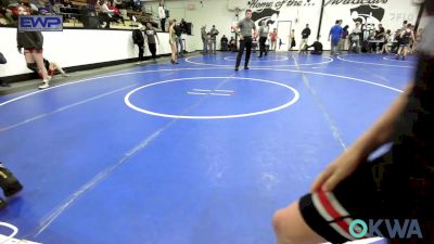 80 lbs Consi Of 4 - Cole Gallier, Verdigris Youth Wrestling vs Joshua Back, Verdigris Youth Wrestling