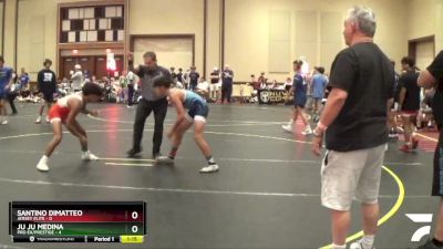 117 lbs Quarterfinals (8 Team) - Ju Ju Medina, Pro Ex/Prestige vs Santino Dimatteo, Jersey Elite