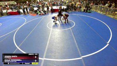 215 lbs Champ. Round 2 - Joseph Smith, California vs Khale McDonnell, Orange County RTC