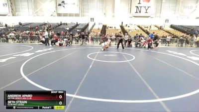 124 lbs Cons. Round 6 - Seth Strain, Club Not Listed vs Andrew Aparo, Victor Wrestling Club