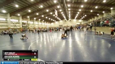 63 lbs Cons. Round 3 - Jett Higley, Juab Wrestling Club vs Stetson Bowen, Team Prestige Wrestling