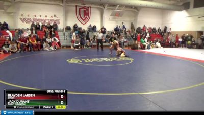 106 lbs Cons. Round 4 - Jack Durant, Rocky Mountain vs Blayden Larsen, Brush