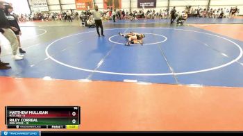 92 lbs Rd# 9- 2:15pm Saturday Final Pool - Matthew Mulligan, M2TC Red vs Riley Correal, Iron Horse