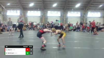 56 lbs Round 3 (6 Team) - Chase Warm, Xtreme vs Duffy Bohlman, AACO Allstars