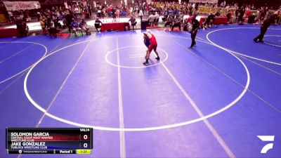 108 lbs Quarterfinal - Solomon Garcia, Central Coast Most Wanted Wrestling Club vs Jake Gonzalez, Turlock Wrestling Club