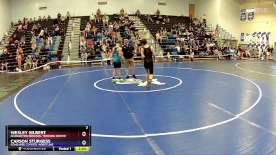 106 lbs Round 2 - Wesley Gilbert, Charleston Regional Training Center vs Carson Sturgess, Congaree Coyotes Wrestling