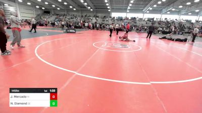 145 lbs Round Of 128 - Justyce Dale Mercado, HI vs Noah Diamond, DE