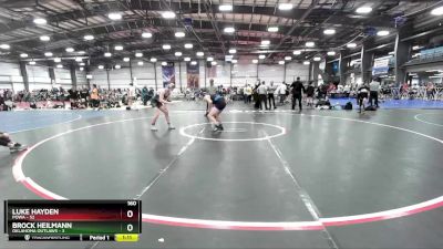 160 lbs Rd# 9- 2:15pm Saturday Final Pool - Luke Hayden, POWA vs Brock Heilmann, Oklahoma Outlaws