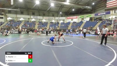 126 lbs Consi Of 16 #1 - Daylen Naylor, Lexington vs Keaton Kloke, David City HS