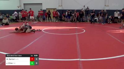 96 lbs Round 1 - Wyatt Sartori, Superior W.A. (NY) vs Jonathan Cline, The Asylum Black