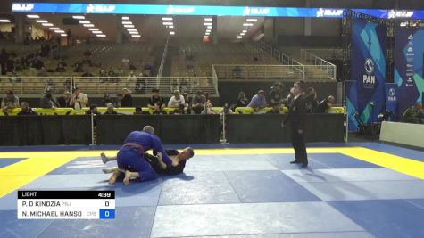 PAUL D KINDZIA vs NORMAN MICHAEL HANSON 2024 Pan Jiu Jitsu IBJJF Championship