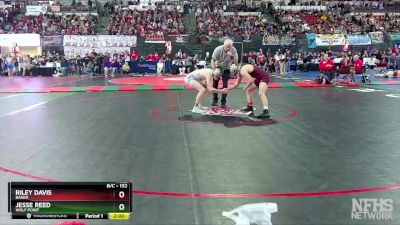 Quarterfinal - Jesse Reed, Wolf Point vs Riley Davis, Baker