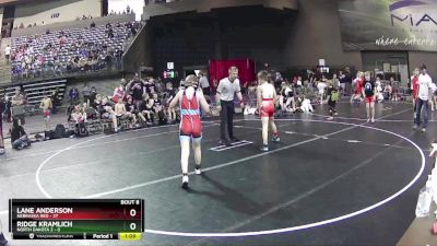 95 lbs Round 3 (6 Team) - Lane Anderson, Nebraska Red vs Ridge Kramlich, North Dakota 2