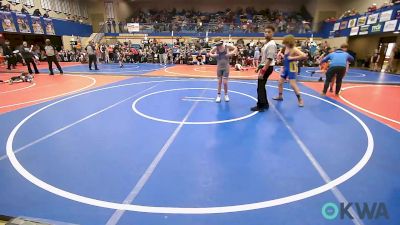 130 lbs Rr Rnd 1 - Wyatt Wickliffe, Dark Cloud Wrestling Club vs Jensen Bell, Choctaw