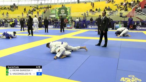 JUCICLEI VIEIRA BARBOSA vs GUILHERME VASCONCELOS FERREIRA 2024 Brasileiro Jiu-Jitsu IBJJF