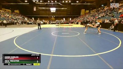 5A - 120 lbs Semifinal - Nick Treaster, Newton vs Aiden Shields, Valley Center