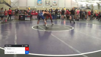 74 kg Semifinal - Elijah Cleary, TMWC/Ohio RTC vs Philip Conigliaro, Unattached