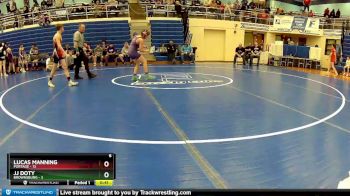 95 lbs Round 2 (4 Team) - JJ Doty, Brownsburg vs Lucas Manning, Portage