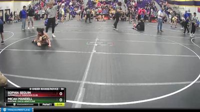 58 lbs Round 1 - Sophia Seguin, Summerville Takedown Club vs Micah Mandell, Eastside Youth Wrestling