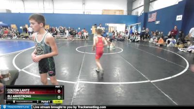 70 lbs Semifinal - Eli Armstrong, East Idaho Elite vs Colton Lantz, Middleton Wrestling Club