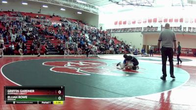 120 lbs Round 3 - Griffin Gardner, Olentangy Liberty vs Elijah Rowe, Graham