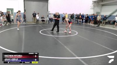 138 lbs X Bracket - Aidan LaSelle, Mid Valley Wrestling Club vs Matthew Mitchell, Pioneer Grappling Academy