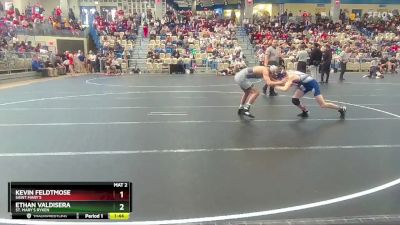 113 lbs Champ. Round 2 - Kevin Feldtmose, Saint Mary`s vs Ethan Valdisera, St. Mary`s Ryken