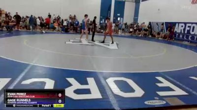 85 lbs Round 1 - Evan Perez, Bear Cave Wrestling Club vs Gage Runnels, Interior Grappling Academy