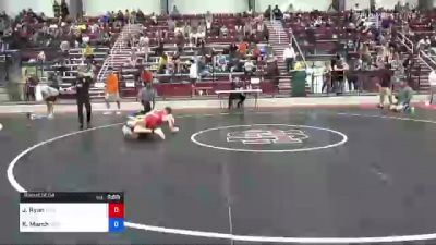 65 kg Round Of 64 - James Ryan, New York vs Kellyn March, Bison Wrestling Club