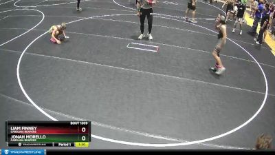 80 lbs Cons. Semi - Liam Finney, Carolina Reapers vs Jonah Morello, Carolina Reapers
