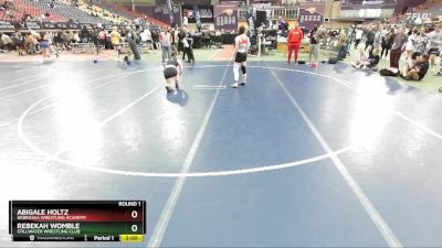 G140-141 lbs Round 1 - Rebekah Womble, Stillwater Wrestling Club vs Abigale Holtz, Nebraska Wrestling Academy